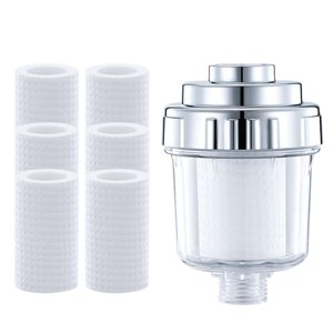 Bothyi - Filtro De Ducha En Línea Filtro De Línea Debajo Del Fregadero Para Grifo De Agua Baño Hogar 4 Elementos De Filtro