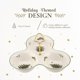 thumbnail image 4 of Spode Servidor de 3 Secciones con Mango en Forma de Árbol Navideño, 4 of 8