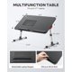 thumbnail image 2 of Mesa para Laptop SAIJI A8B3US Ventilador Altura Ajustable 52x30cm, 2 of 3