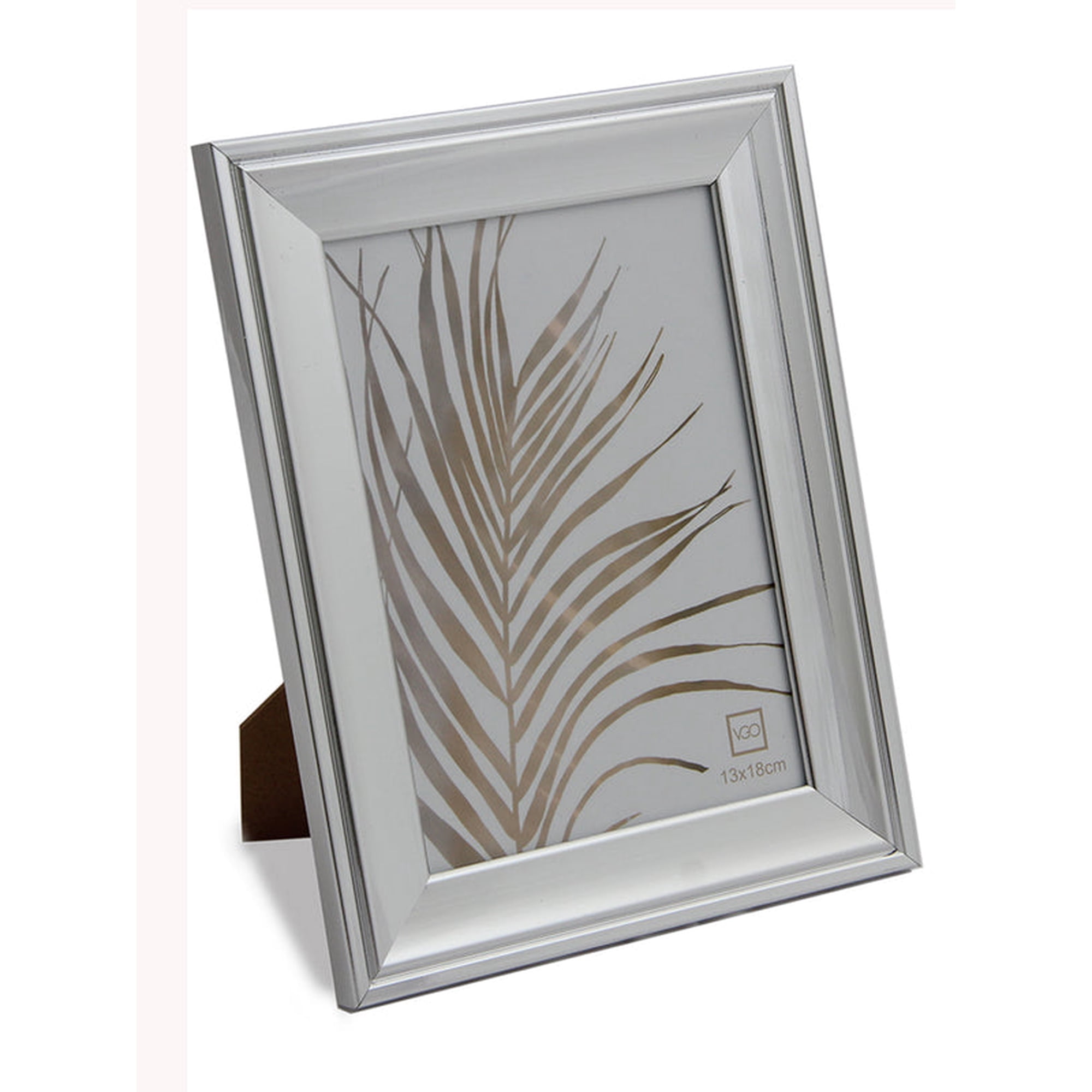 Vgo - Marco Metalizado 15x21 Plateado Plateado