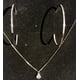 thumbnail image 3 of Set Conjunto Cadena Veneciana Argollas Grande Zirconia Plata, 3 of 3