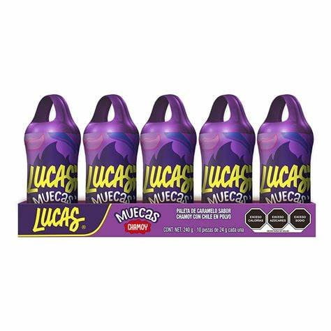 Muecas Paleta Sabor Chamoy Paquete Con 10 Pz