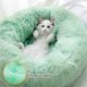 thumbnail image 4 of Cama Mascotas Antiestres Circular Felpa M Verde, 4 of 6