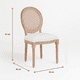 thumbnail image 4 of Pack de 2 Sillas de Comedor Madera Acolchada Luis XV, 4 of 4