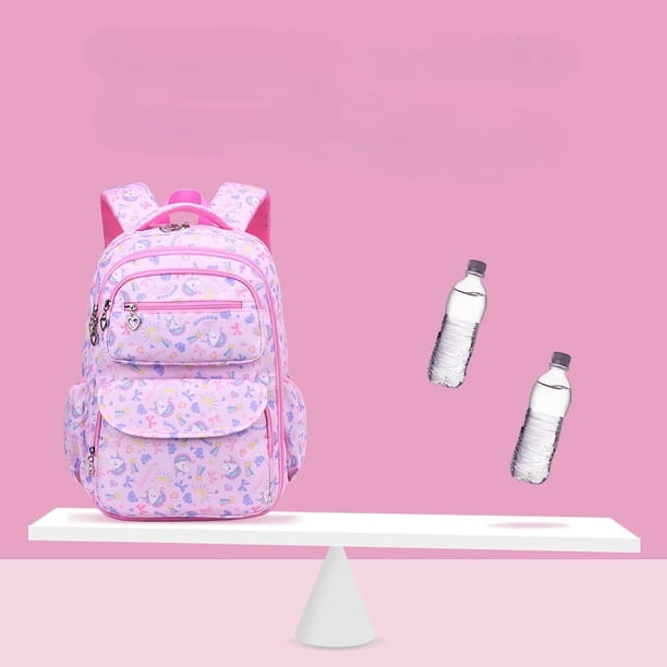 Primary School Students Backpack, Lightweight Cartoon Schoolbag, Large Capacity Bookbag With Pencil Pockets