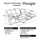 thumbnail image 5 of Bergere Perugia Reclinable 3 Cuerpos Cuero Kentucky Café Moro, 5 of 8