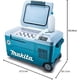 thumbnail image 1 of Cooler Frío/caliente 20lt 40v Makita CW001GZ // SIN CARGADOR NI BATERIA, 1 of 3