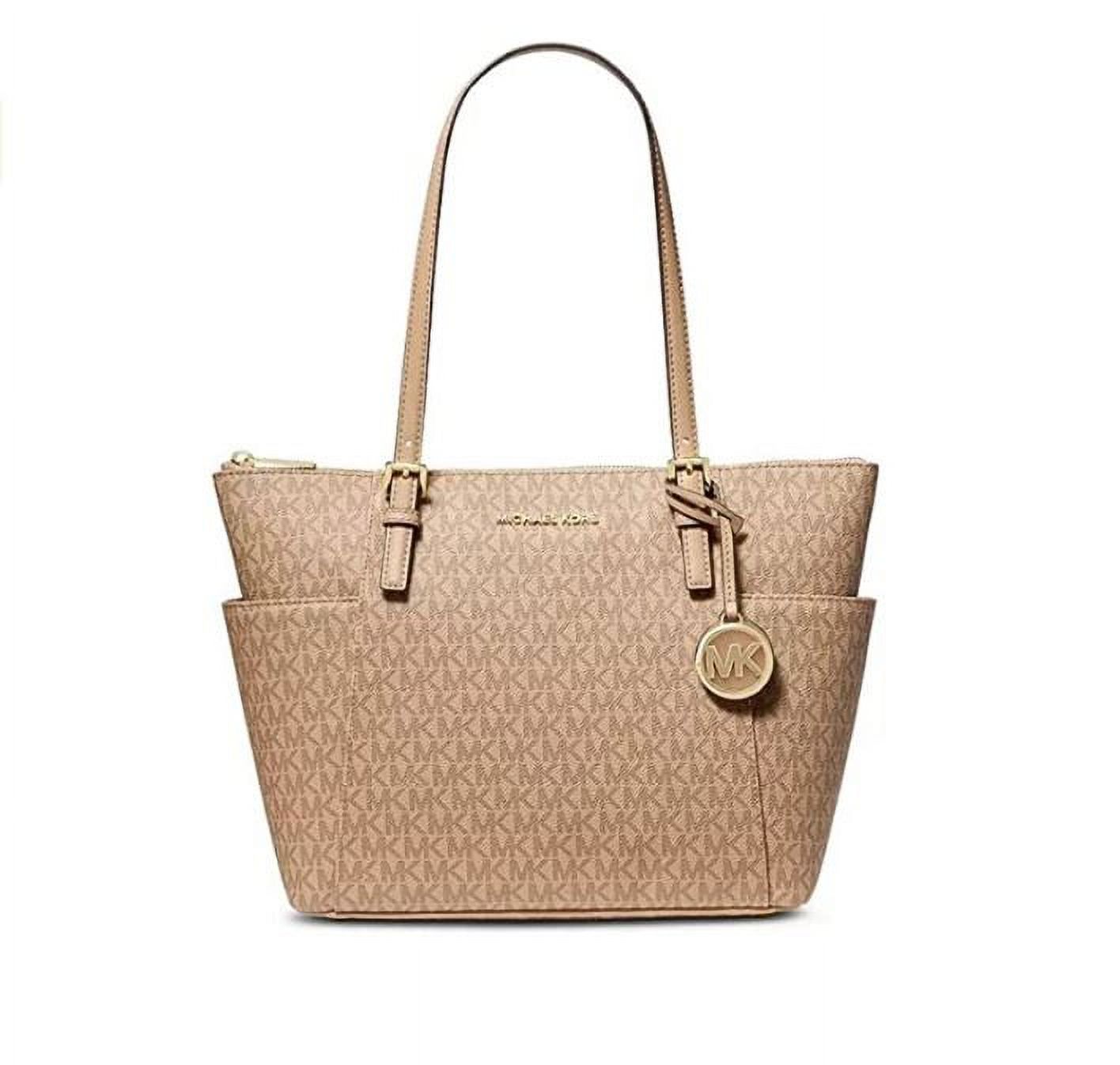 Cartera Michael Kors Jet Set Item East/West Top Zip Tote (Camello)