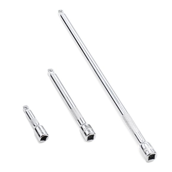 Juego de extensiones oscilantes DAKCOS para llave de 1/4" (5 cm/10 cm/23 cm)