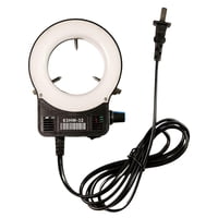 Magideal - Cámara De Microscopio Lámpara De Lámpara De De 32 Led Ajustable, Con Adaptador De Corriente Fácil De Instalar 63 Mm De Diámetro Interior 96 Mm De