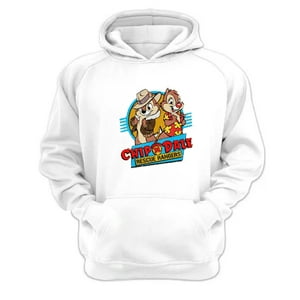 Genérico - Polerón Canguro Ardillas Al Rescate Blanco Talla L Unisex