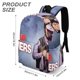 thumbnail image 3 of Hermanastros-theme Backpack, Campus style schoolbag Bookbag with Adjustable Shoulder Straps And Large Zip Compartment, Unisex Travel Bags.42x30x15cm, 3 of 6