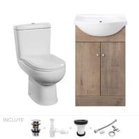 Stretto - Pack Baño Lugo | Mueble + Sanitario