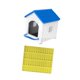 thumbnail image 1 of Cajas Nido Para Gallinas, Resistentes, Fáciles De Limpiar, Para Gallinas Ponedoras, Para Patos, Color Azul, Con Tapete, 1 of 5