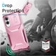 thumbnail image 4 of Funda Resistente para Samsung Galaxy S25 Edge con Tapa Deslizante y Protección Militar Rosa, 4 of 6
