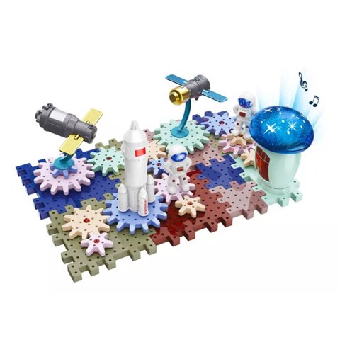 Click Ventas - Bloque De Construcción De Juguetes Con Rotación De Engranaje