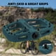 thumbnail image 4 of Pedales de bicicleta de montaña ROCK BROS con rodamiento compuesto de nailon azul, 4 of 8