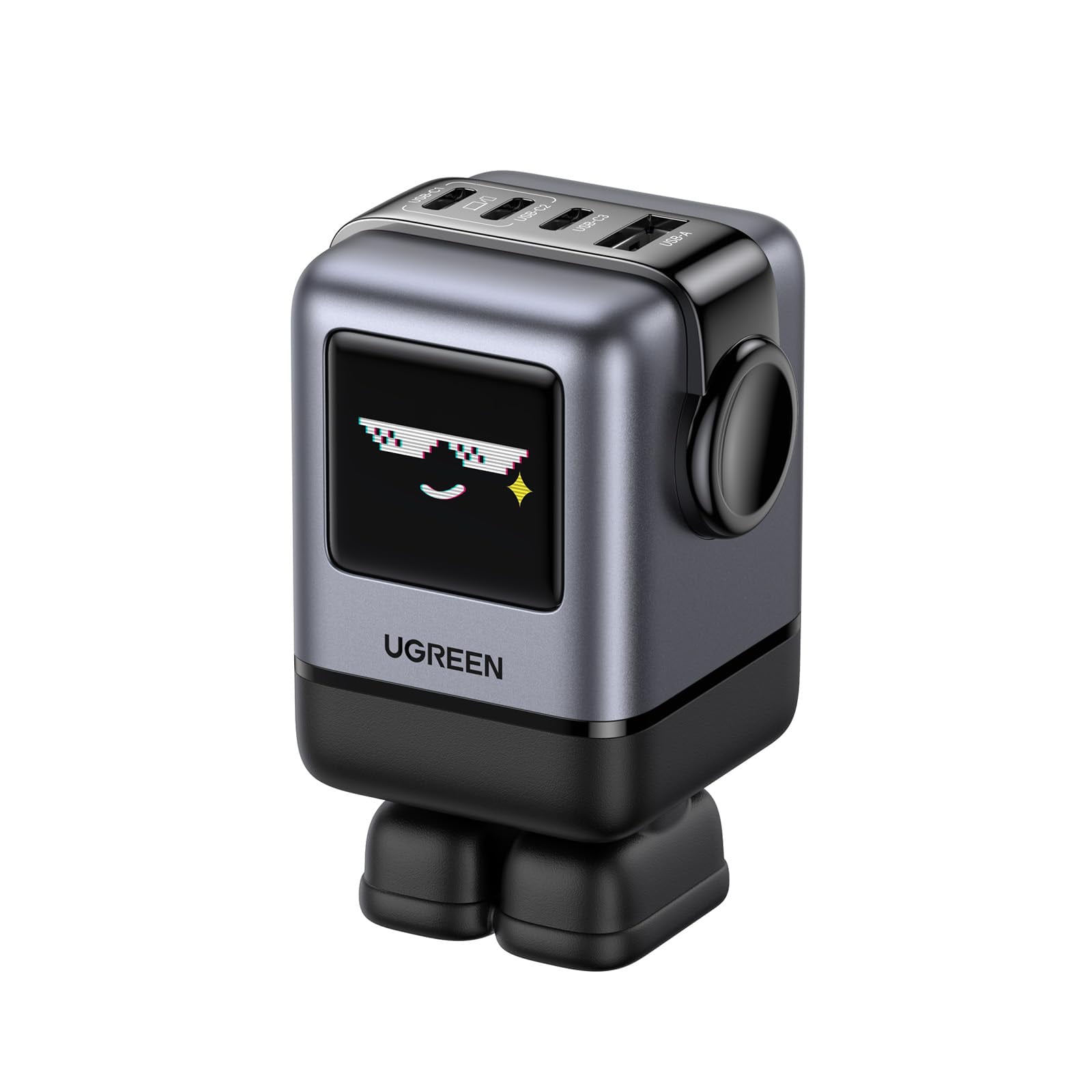 Cargador Ugreen Uno Usb C Gan De 100 W Y 4 Puertos Para Macbook Pro/air