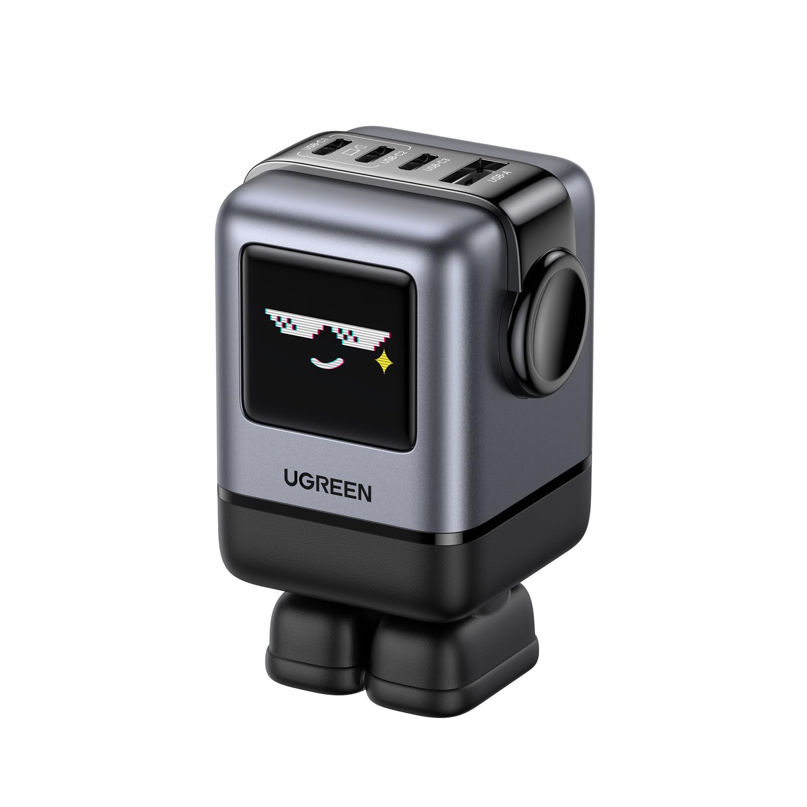 Cargador Ugreen Uno Usb C Gan De 100 W Y 4 Puertos Para Macbook Pro/Air