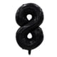 thumbnail image 1 of Globos de aluminio negros, decoraciones digitales para fiestas de cumpleaños, globos digitales, 1 of 6