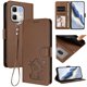 thumbnail image 2 of Infinix Hot 50i 4G Funda Billetera de Gato, Marrón, 2 of 6
