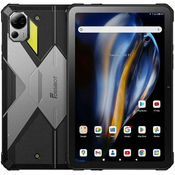 FOSSiBOT DT2 - Tablet Rugerizada 10,4'' 2K, Cámara 64 MP, Batería 22.000 mAh