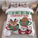 thumbnail image 1 of A Themed Bedding Set Featuring Santa Claus Cookie Man, 1 of 5