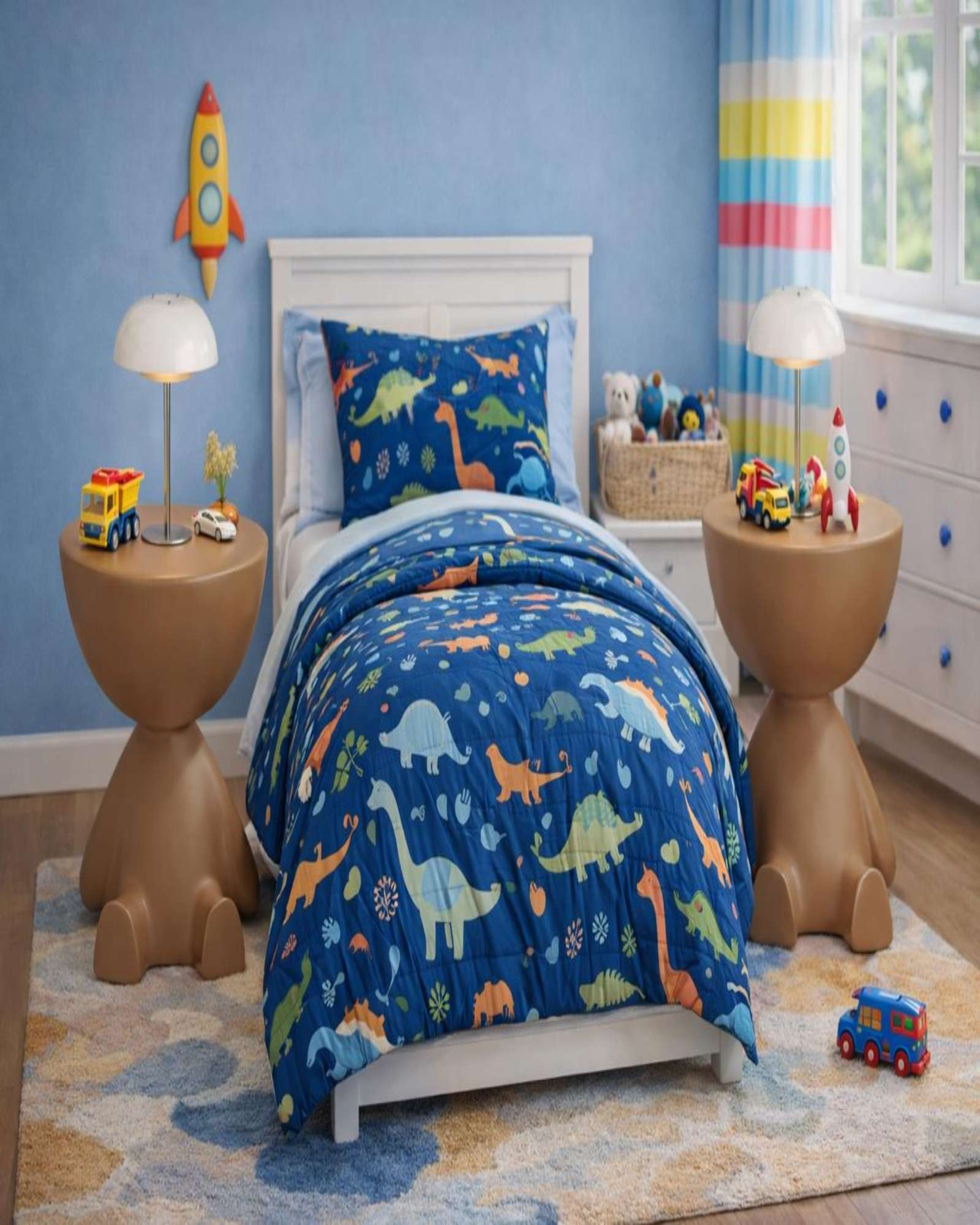 Imac Hogar - Mesa De Arrimo Escultural Mesa De Arrimo Escultural Blanco Naranja