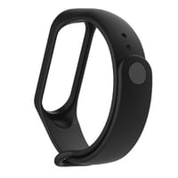 Genérico - Correa De Silicona Colores Para Xiaomi Mi Band 5 Y 6 Negro