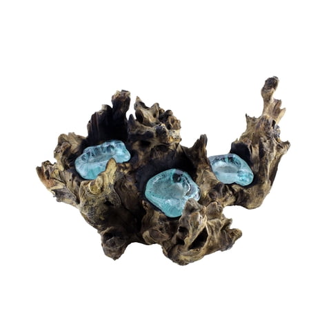 Portavelas Cohasset Molten Glass #652 -3, Triple Vela De Té