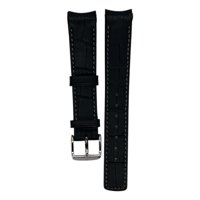 Correa Reloj Hirsch Principal L Hebilla Plateada 18Mm