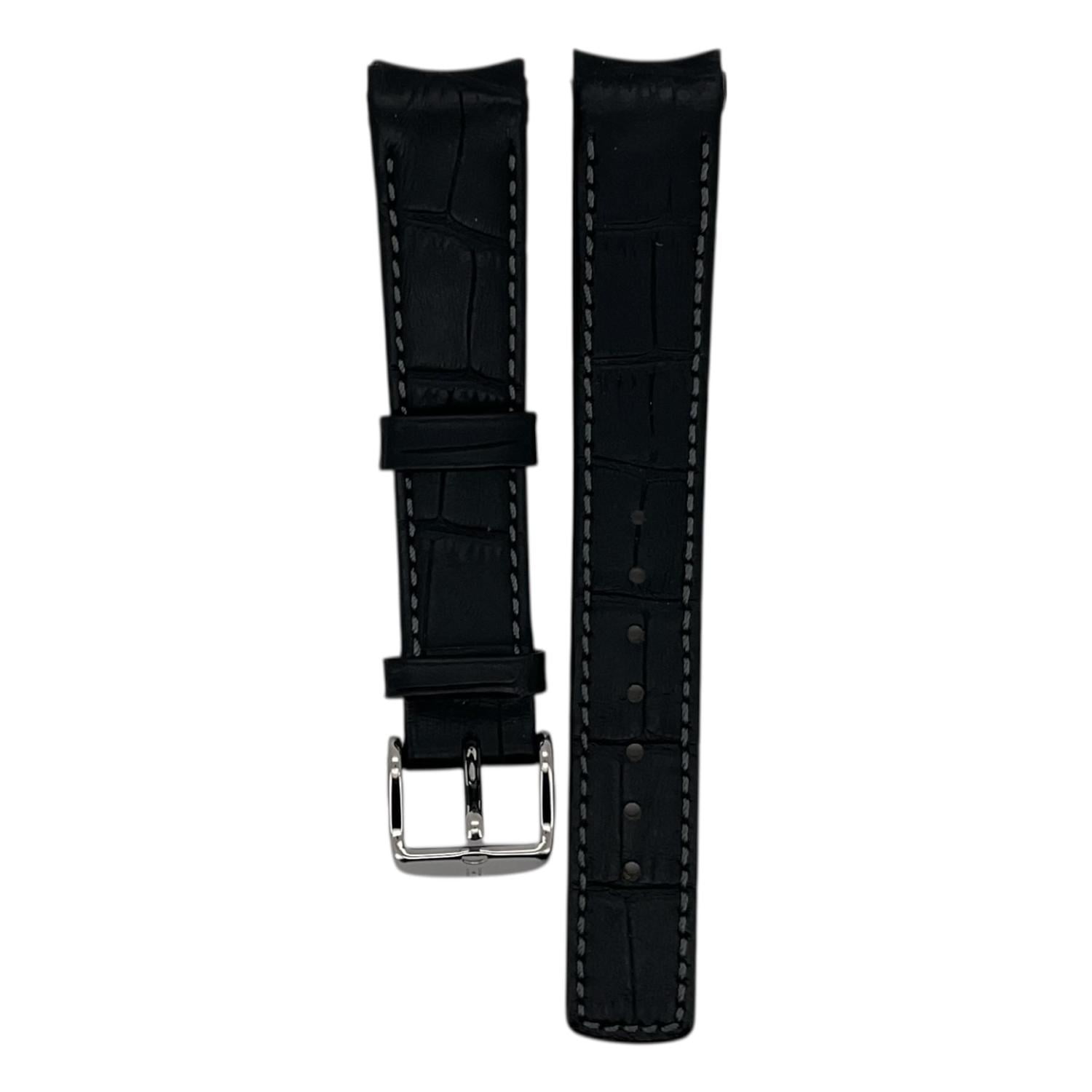 Correa Reloj Hirsch Principal L Hebilla Plateada 18mm