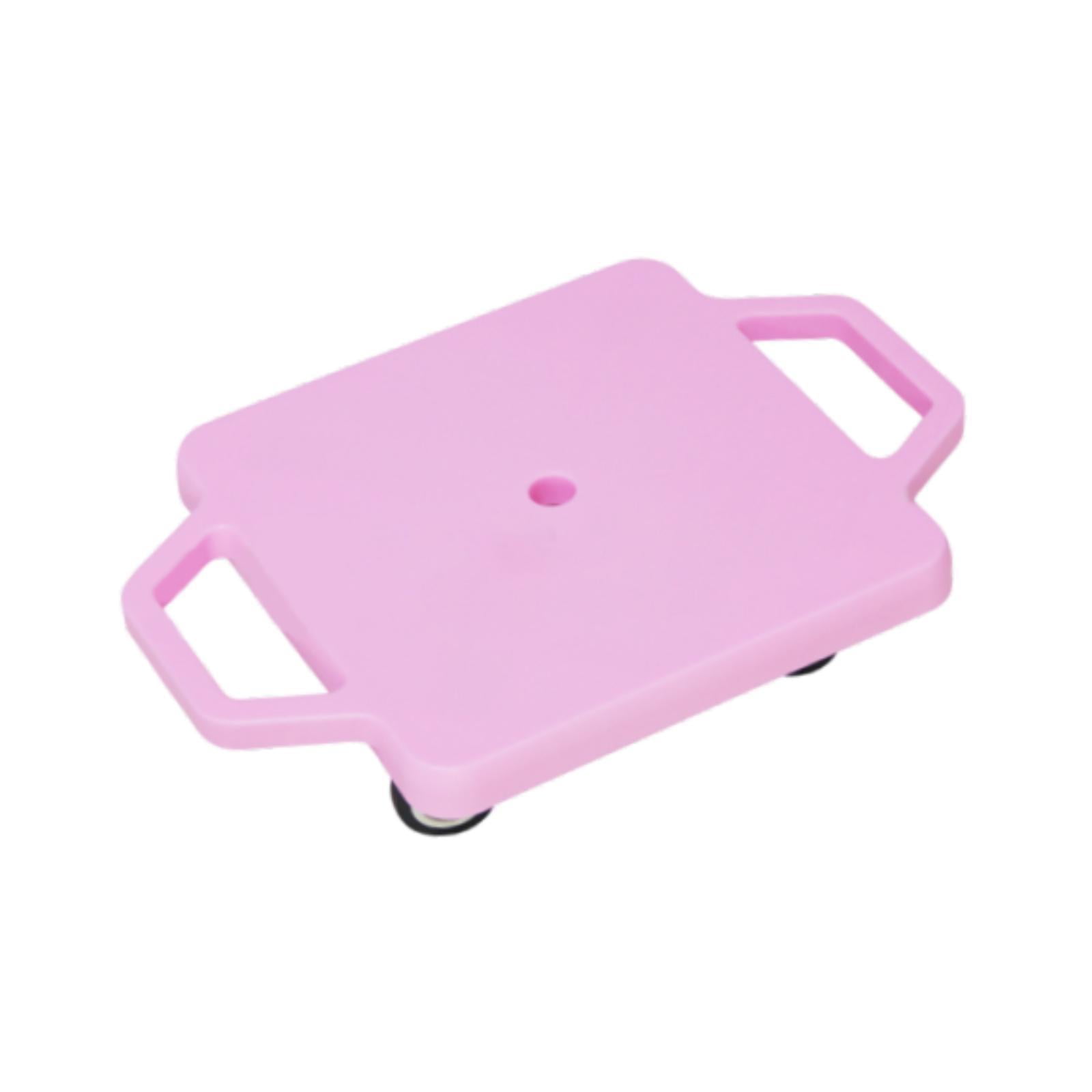 Magideal - Tablero De Scooter Con Manijas De Scooter Coordinación Cuadrada Entrenamiento De Equipos De Entrenamiento Sensorial Para Niños Para La Educación En El Rosa