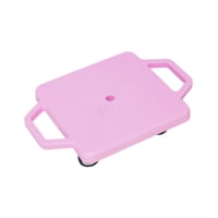 Magideal - Tablero De Scooter Con Manijas De Scooter Coordinación Cuadrada Entrenamiento De Equipos De Entrenamiento Sensorial Para Niños Para La Educación En El Rosa