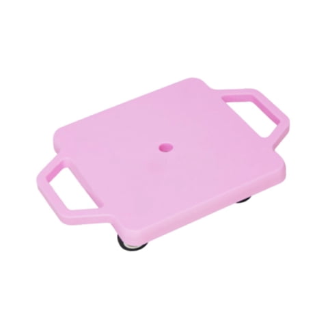Magideal - Tablero De Scooter Con Manijas De Scooter Coordinación Cuadrada Entrenamiento De Equipos De Entrenamiento Sensorial Para Niños Para La Educación En El Rosa
