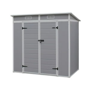 Igpro - Bodegas Jardin Plastico Pp 237X123Xx183Cm Gris 2.93M2