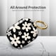 thumbnail image 4 of Funda QQKVFNG Pro 3 (2025) para AirPod – Floral Negra, 4 of 6
