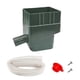 thumbnail image 1 of Sistema De Recolección De Agua De Lluvia Drenaje De Canalón De Patio Con Manguera Colector De Agua De Lluvia Verde, 1 of 5
