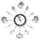 thumbnail image 2 of Cubiertos Creativos, Reloj De Pared, Cubiertos, Utensilios De Cocina, Cuchara, Tenedor Para Decoración Artística, 2 of 5