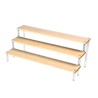 Magideal - Expositor De Acrílico Para Mostrador, Expositor De Venta Minorista, Expositores, Accesorios De Exhibición, Expositor De Madera Para Figuras De Acción, Coleccionables, Dulces, Modelos 3 Capas