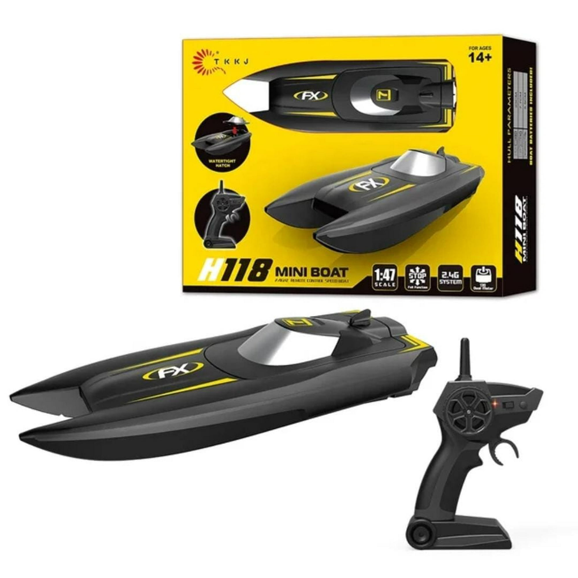 Maravillas Valdivia - Lancha Control Remoto H118 Mini Bote Barco 2,4 Ghz