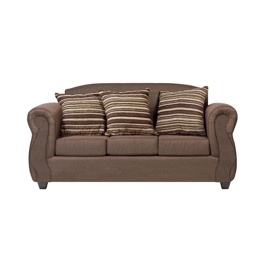 Casa Wow Deco - Sofá Merida 3 Cuerpos Café