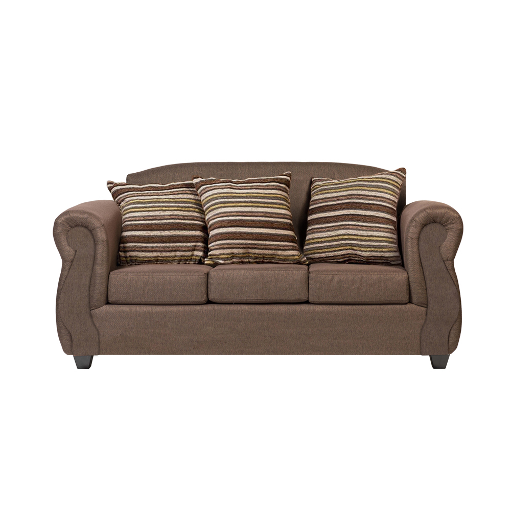 Casa Wow Deco - Sofá Merida 3 Cuerpos Café