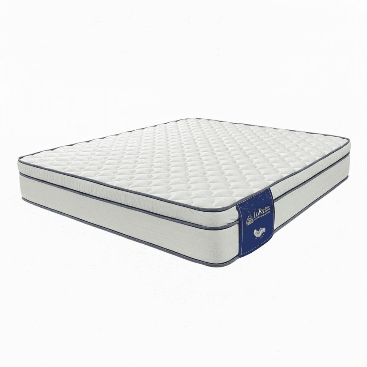 Colchón King Premium De 1 Pilo Lore Ultra Confort/ Resorte Pocket 200x180x30