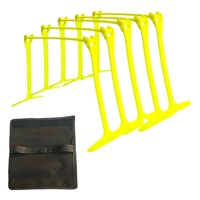 Ioensy - Vallas De Agilidad De Velocidad Vallas De Entrenamiento De Velocidad Niños Para Juegos Entrenamiento De Fútbol Verde Fluorescente