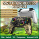 thumbnail image 2 of Gamepad Inalámbrico AARONMEI Switch Pro Sensor de Movimiento y Vibración Negro Dorado, 2 of 3