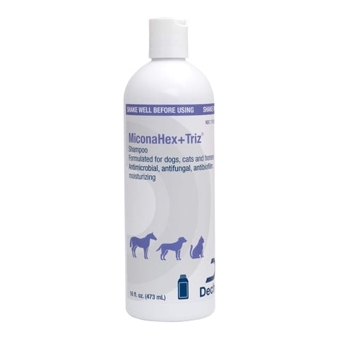 Champú Miconahex+Triz Para Perros, Gatos Y Caballos 473 Ml