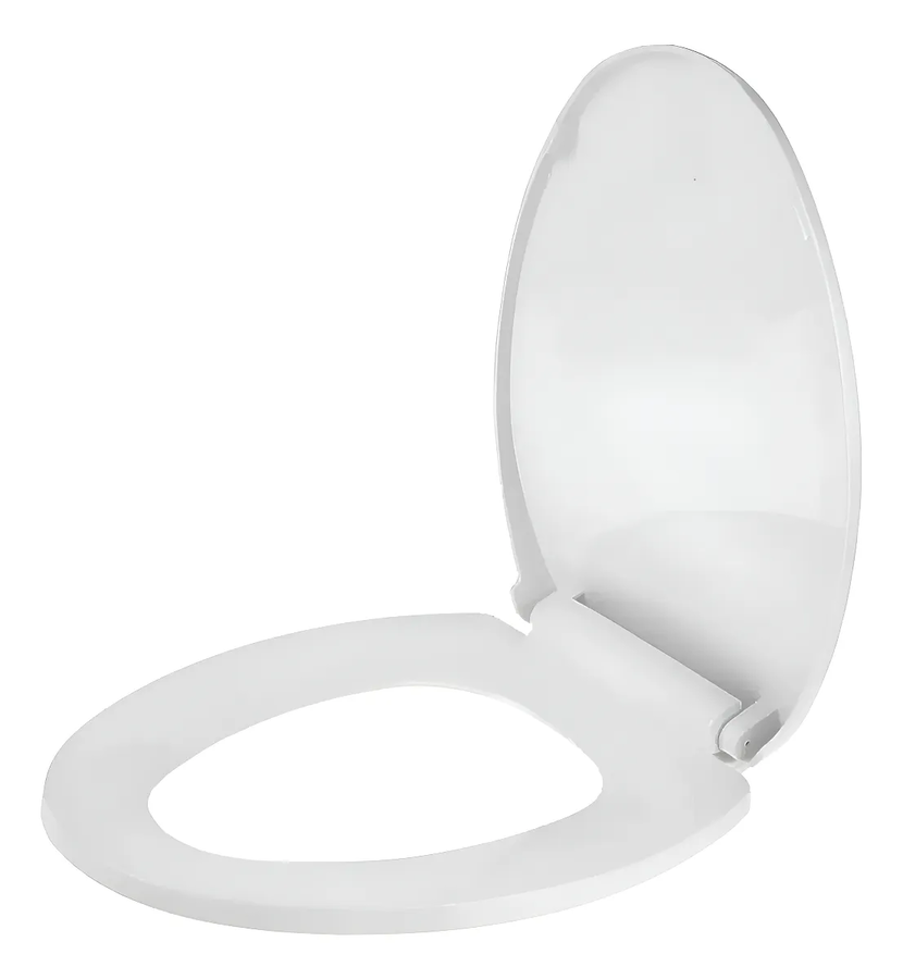Genérico - Tapa De Baño Asiento Wc Universal Cierre Suave Blanco