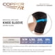 thumbnail image 4 of Manguito de compresión de rodilla con ajuste de cobre ICE para aliviar el dolor de rodilla, 4 of 6