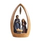 thumbnail image 1 of Figura De Belén, Regalo Religioso, Decoración Del Nacimiento De Jesús Para Fiesta En Casa, Color Marrón, 1 of 3